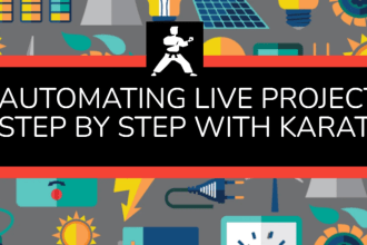 do web automation with karate UI framework