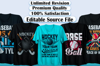 design creative and custom sports t shirt for you