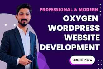 do oxygen wordpress website development and designing