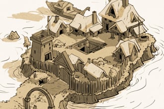 paint the concept of the backgrounds cartoon and games
