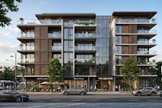 create realistic architectural exterior 3d renderings