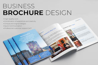 design professional brochure, trifold, bifold, catalogue