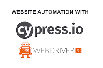 automate website using cypress and webdriverio