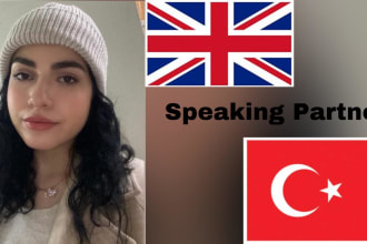 be your english or turkish speaking partner