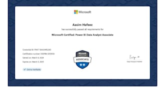 develop power bi dashboards and optimize dax, data model