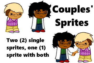 create 2 to 3 homestuck inspired sprites