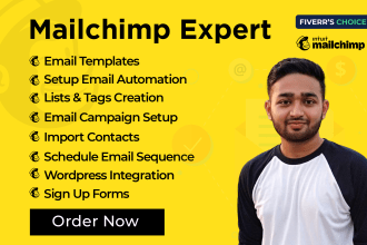 setup mailchimp automation and email campaign