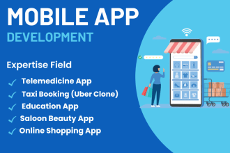 develop android and ios mobile apps using react native