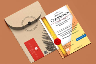 design a certificate for award ceremonies, diplomas and achievements