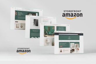 create your amazon brand store and storefront design
