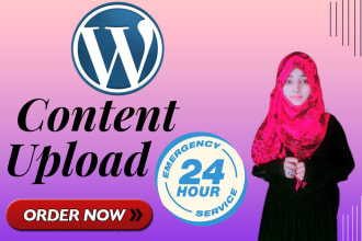 upload content to your wordpress website