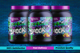 do luxury supplement label design, packaging design, product bottle label design