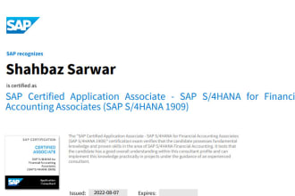 do sap bookkeeping services and train you in sap financial accounting