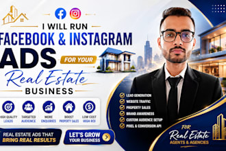 run facebook and instagram ads for your real estate business