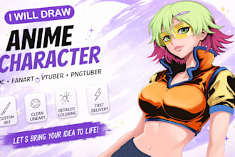 draw vtuber fanart or original character