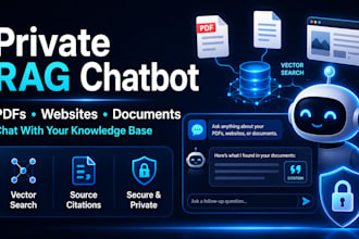build a private rag chatbot for pdfs websites and documents