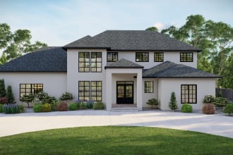 do 3d rendering and architectural 3d house exterior rendering nd 3d floor design