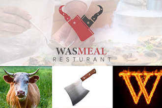 make a professional butcher logo design