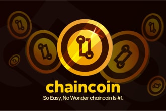 design modern minimalist crypto token coin logo and startup tech app icon