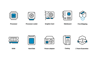 design custom vector icon pack for app, web, business