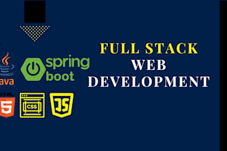 develop rest apis and websites using java spring boot and react js
