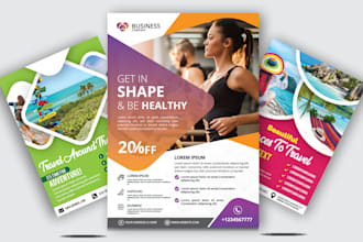 design professional flyer for your business
