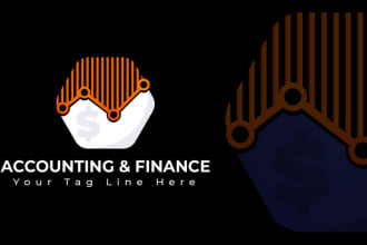 do insurance financial accounting consulting marketing logo