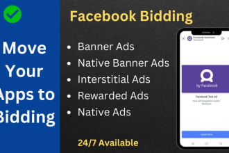 implement applovin and facebook audience network ads with bidding