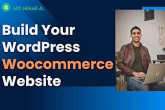 build your professional wordpress woocommerce website, SEO, mobile secure