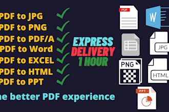 convert PDF to word or word to PDF