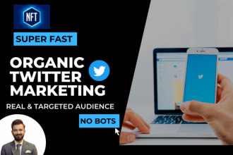 execute superfast x twitter marketing for nft crypto related page fast