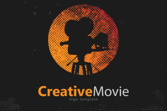 do elegant movie logo design with unlimited revision
