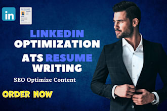 create optimize linkedin profile for you,  ats resume