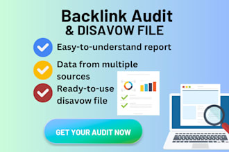 deliver domain penalty risk audit and disavow file