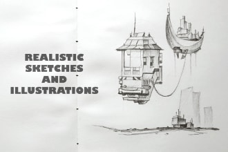 draw pencil sketch illustrations