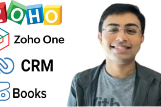 do any  task of zoho CRM, books,form, projects