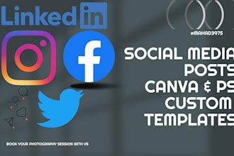 design instagram templates and youtube thumbnails in canva