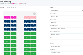 provide realtime seat booking system