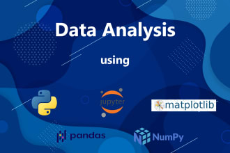be you data scientist use python pandas, numpy and matplotlib for analysis