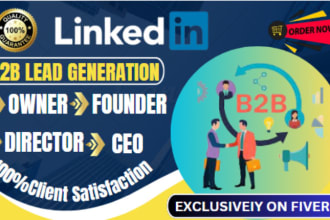 b2b linkedin lead generation specialist