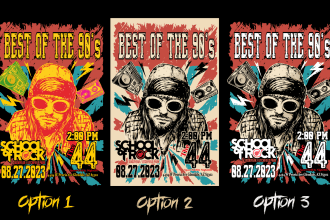 draw book cover design, poster, album and single cover art