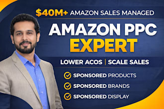 be your amazon ads campaign manager, amazon PPC ads expert, amazon PPC campaign