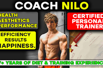 be your online personal trainer and nutritionist