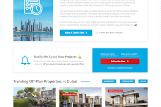 design real estate management property website in wordpress