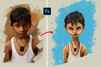 create stylized cartoon avatar, character, logo of you