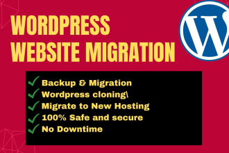 transfer, backup, clone, migrate wordpress website