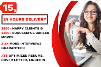 provide professional ats resume writing services in 24 hours