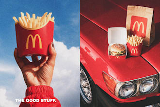 design premium fast food post