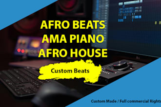 make a custom afrobeat, amapiano, afro house instrumental