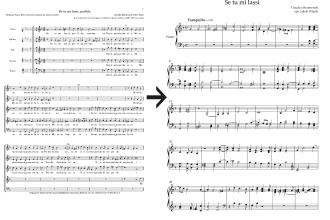 make a piano extract from your score